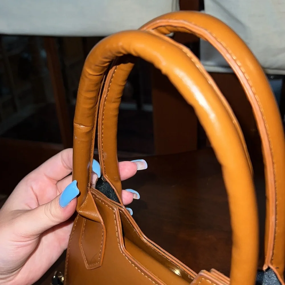 Mini Handbag - Brown - Picture 3 of 6